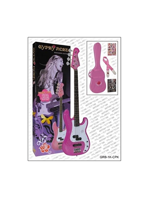 Valencia GRB1KCPK Klasik Elektro Gitar Pembe