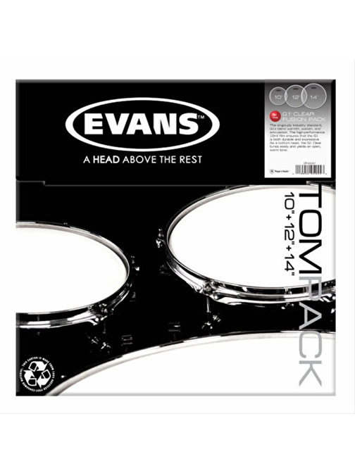 Evans  Etp-Ec1Ctd-S Davul Beyaz