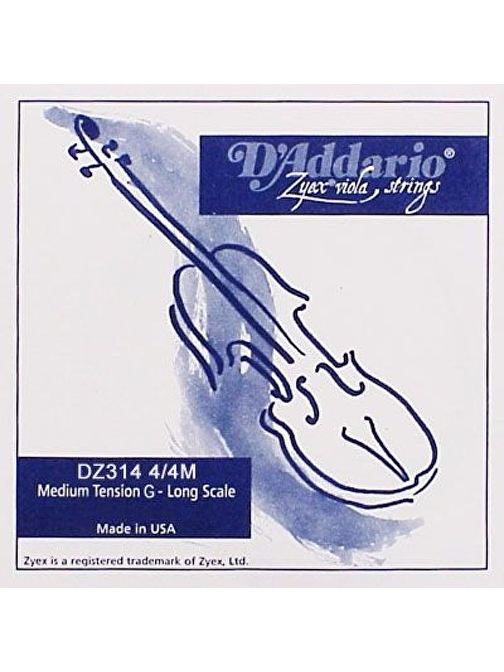 D'Addario Dz314 Violin Teli Gri