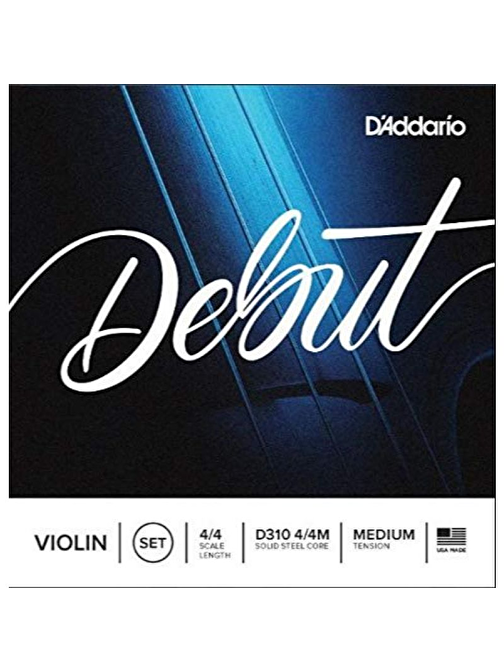 D'Addario D310 Violin Teli 4/4 Gri