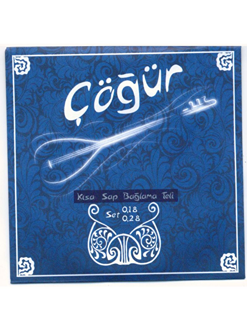 Cogur CBT - Kısa Sap Bağlama Teli (0.18) Siyah