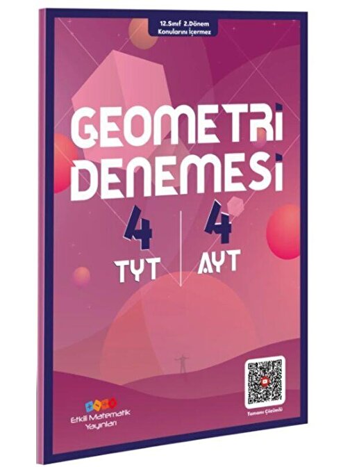 Tyt Ayt Geometri Denemesi Özel Baskı Etkili Matematik Yayınları