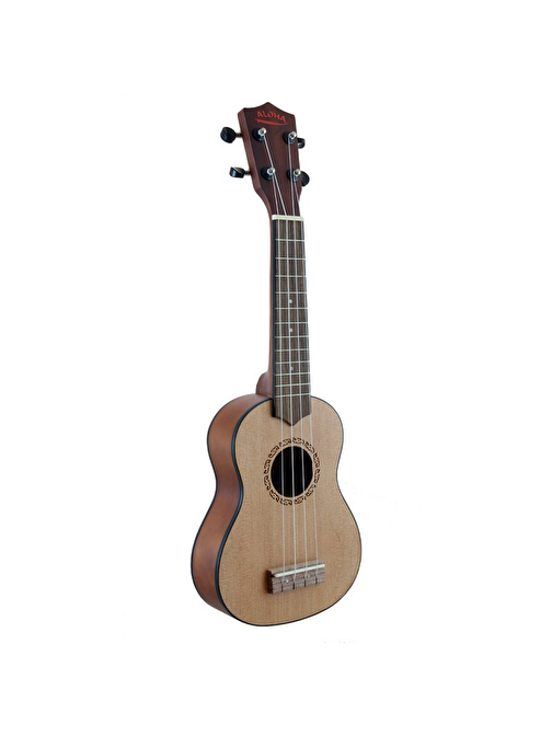 Aloha 212U Soprano Klasik Ukulele Kahverengi Çantalı