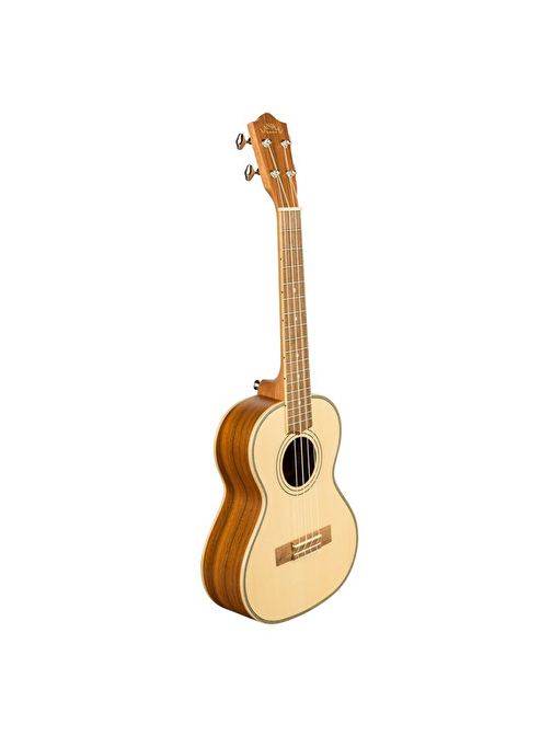 Lanikai SPST-T Ladin Masif Kapak Tenor Klasik Ukulele Natural