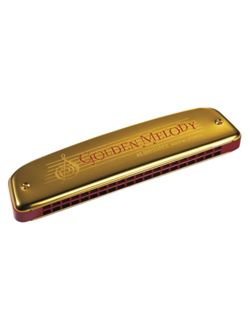 Hohner Tremolo Golden Melody Paslanmaz Çelik 40 Delikli Ağız Do Majör Mızıka