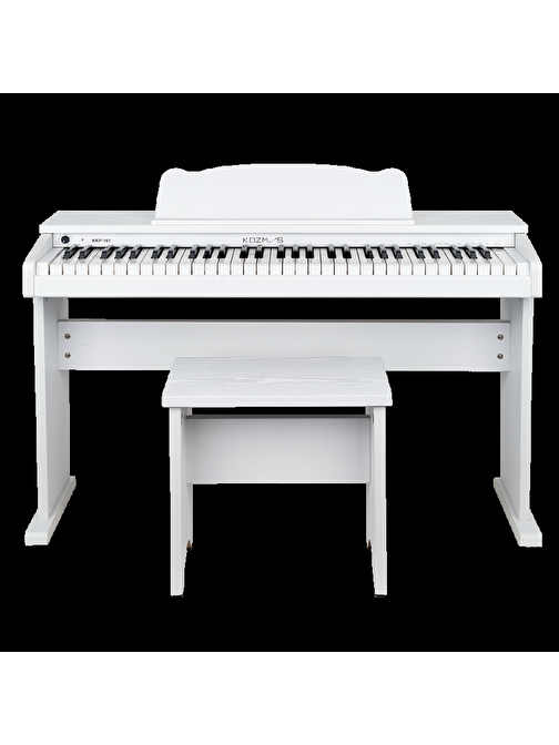 Kozmos KKP-161WH 61 Tuşlu Duvar Tipi Dijital Çocuk Piyano Beyaz