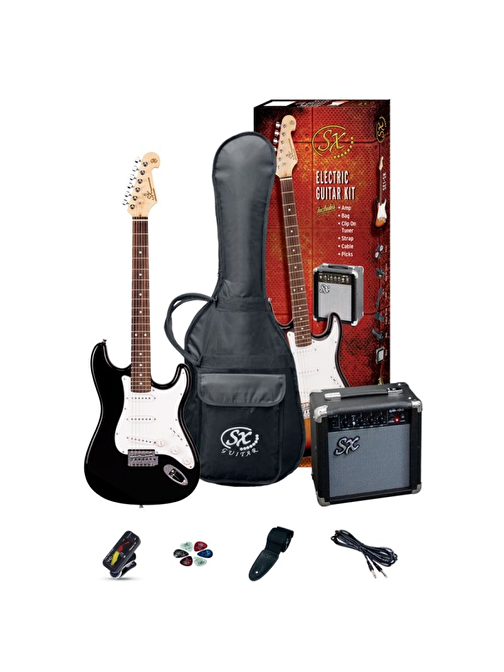 SX SE1 SK BK Elektro Gitar Seti