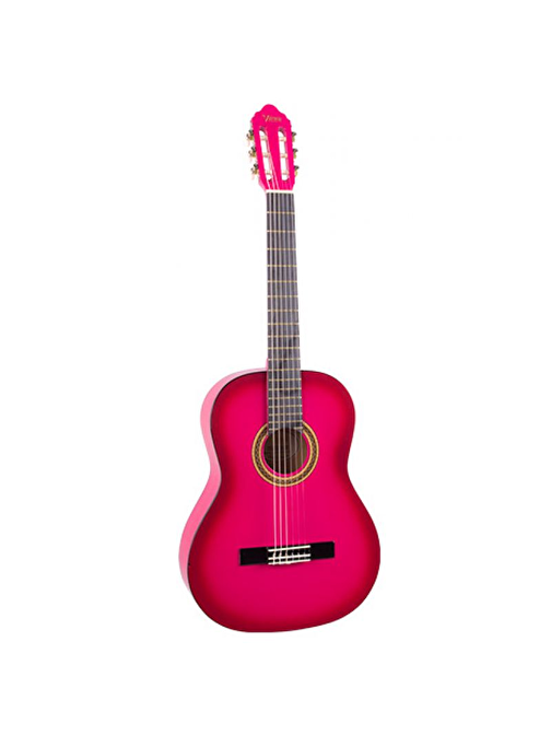 Valencia VC103TPPS Klasik Gitar Pembe