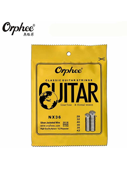 Orphee NX36 028-043 Klasik Gitar Teli