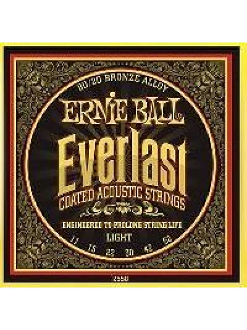 Ernie Ball P02558 11-52 Coated Akustik Gitar Teli