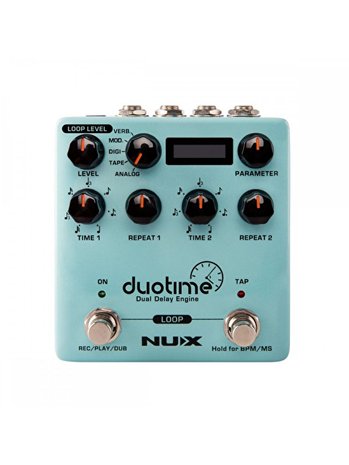Nux Duo Time Stereo Delay Pedalı