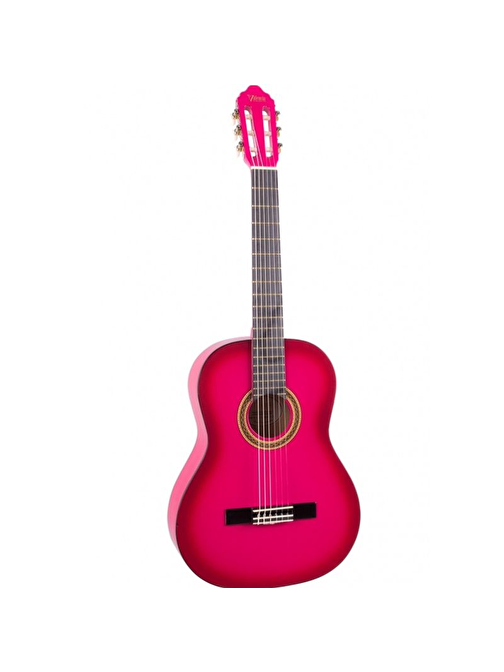 Valencia VC104RDS Klasik Gitar Pembe