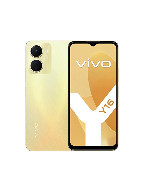 Vivo Y16 128 GB Hafıza 4 GB Ram 6.51 inç 13 MP Android Cep Telefonu Altın