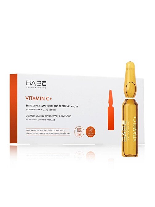 Babe Vitamin C+ Ampul Aydınlatıcı Etkili Konsantre Bakım 10 x2 ml