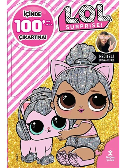 Lol Surprise 100+ Çıkartma Hediyeli Boyama Kitabı