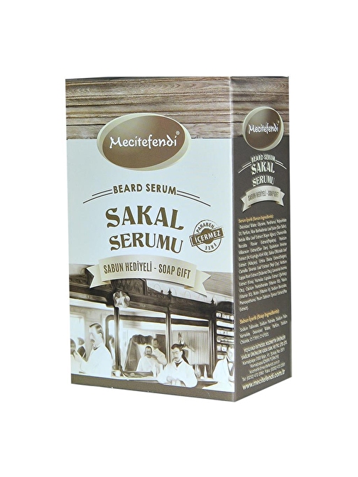 Mecitefendi Parabensiz Sakal Serumu 50Ml + 175Gr Sabun Hediyeli