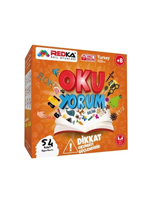 Redka Redka Oku Yorum Rd572 Akıl, Zeka Ve Strateji Oyunu, Kutu Oyunu