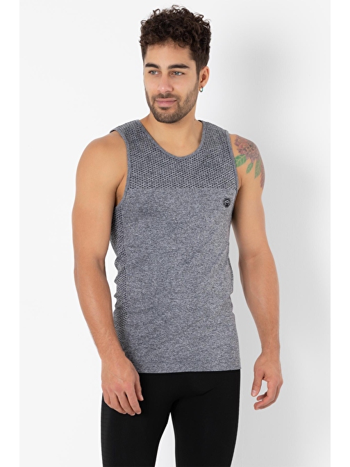 DoReMi Erkek Spor T-Shirt Dikişsiz Seamless Fit M/L