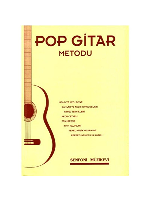 Senfoni Müzik Yayınları Pop Gitar Metodu