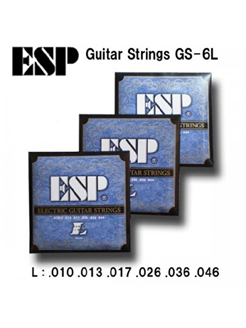 ESP GS-6L (010-046)  Elektro Gitar Teli