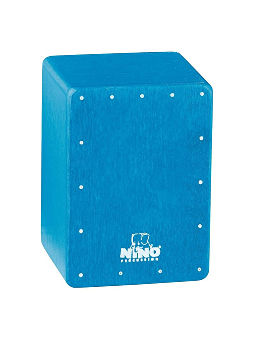 Nino NINO955B Mini Cajon Shaker Mavi