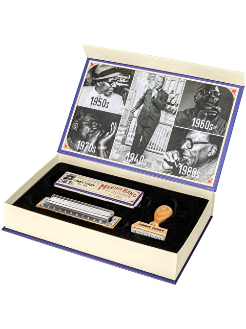 Hohner Sonny Terry Heritage Edition Metal 10 Delikli Ağız Do Majör Mızıka