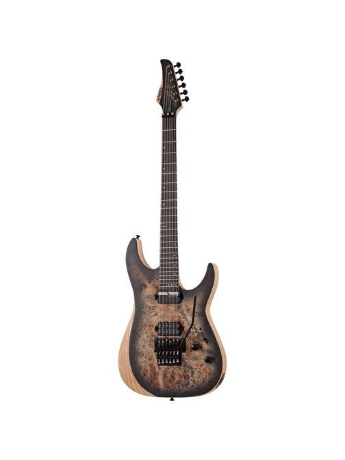 Schecter Reaper-6 Fr-S Elektro Gitar (Satin Charcoal Burst)