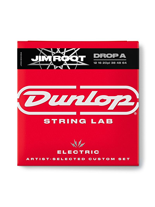Jim Dunlop JRN1264DA Jim Root El Nkl 12/64 Takım Elektro Gitar Teli (Drop A)