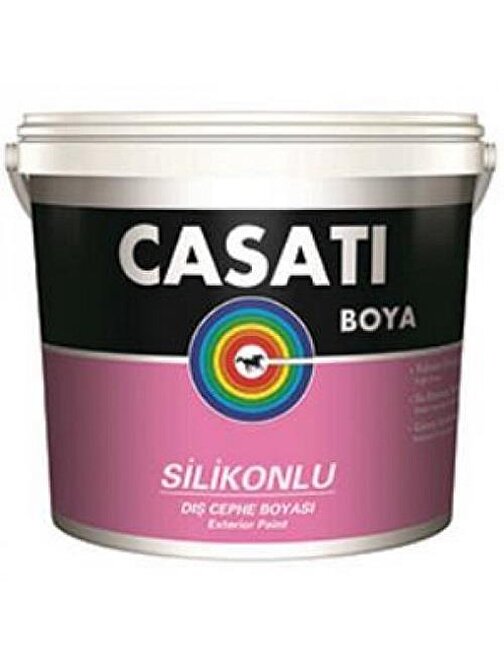 Casati Silikonlu Dış Cephe Boyası 15 lt  Antrasit Gri Ral7016