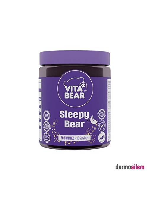 Vita Bear Sleepy Bear Uyku Düzenleyici Vitamin 60 Adet