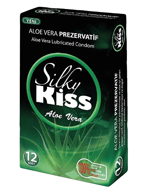 Silky Kiss Rezervuar Uçlu Lateks Kayganlaştırıcılı Normal Kalınlık 12 Adet Prezervatif