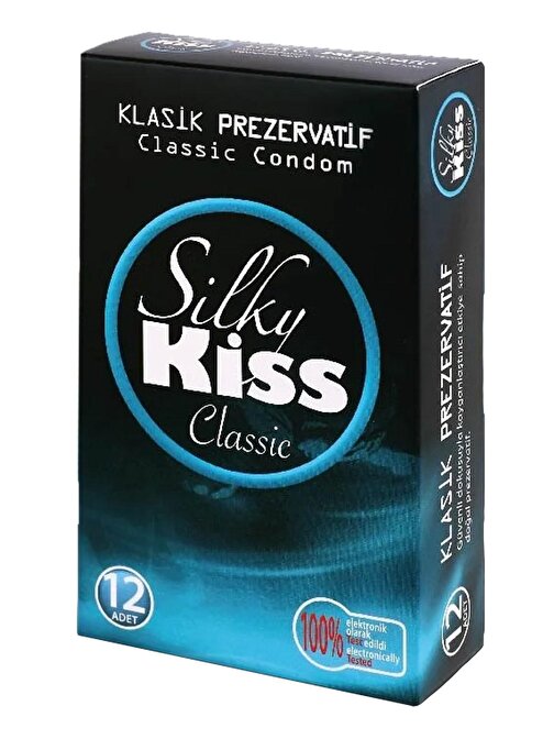 Silky Kiss Rezervuar Uçlu Sperm Öldürücü Kayganlaştırıcı Normal Kalınlık 3'lü Ekonomik Paket Prezervatif