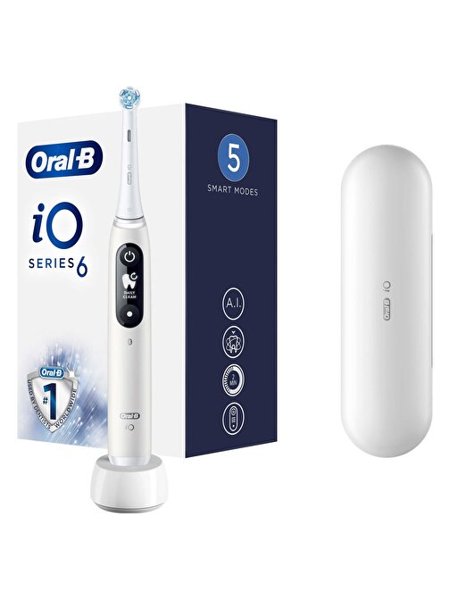 Oral-B İo 6 Şarjlı Yetişkin Diş Fırçası Beyaz