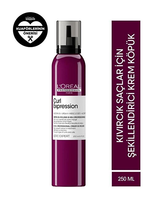 L'oreal Professionnel Serie Expert Curl Expression Kıvırcık Saçlar İçin Şekillendirici Krem Köpük 250 ml