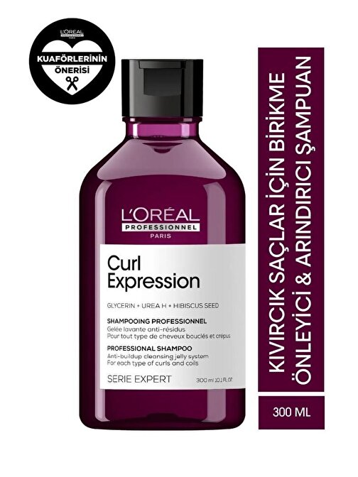 Loreal Professionnel Serie Expert Curl Expression Kıvırcık Saçlar İçin Birikme Önleyici Şampuan 300 ml