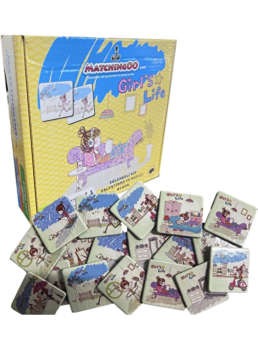 Sole Matchingoo Eşleştirme Ve Hafıza Kartları: Girl'S Life