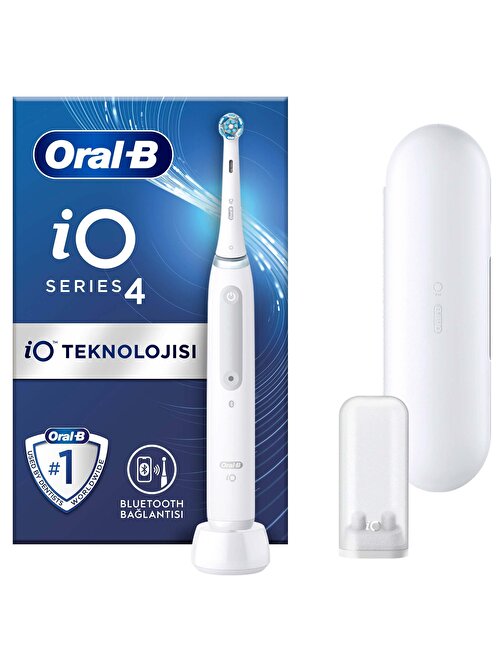 Oral-B İo 4 Şarjlı Yetişkin Diş Fırçası Beyaz