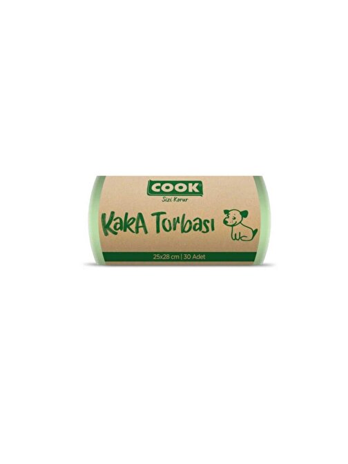 Cook  Kaka Torbası Yedeği 30Lu Rulo