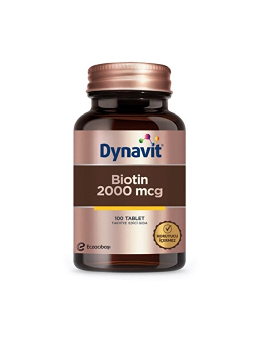 Dynavit Biotin 2000 Mcg 100 Tablet