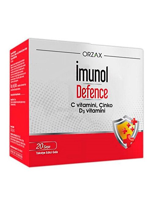 Orzax İmunol Defence 20 Saşe