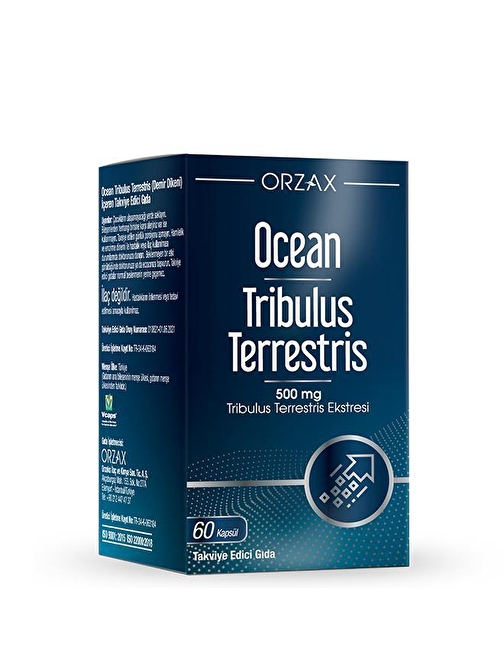 Ocean Tribulus Terrestris 500 Mg 60 Kapsül