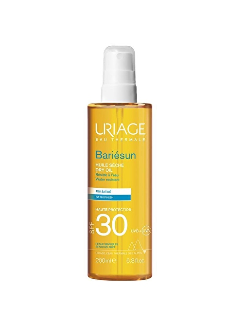 Uriage Bariesun Spf 30+ Dry Oil 200 ml Vücut Için Güneş Yağı