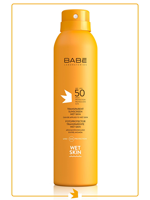 Babe Transparent Sunscreen Wet Skin Spf50 200 ml