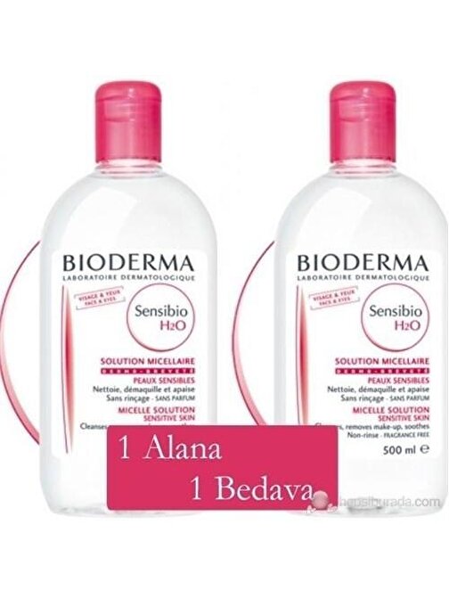 Bioderma Su Bazlı Cilt Hassasiyeti 2x500 ml Makyaj Temizleme Suyu