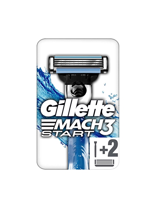 Gillette Mach3 Start Tıraş Makinesi 2 Yedekli