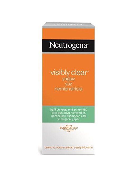 Neutrogena Visibly Clear Sivilce Karşıtı Yağsız Yüz Nemlendiricisi 50 ml