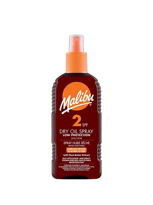 Malibu Dry Oil Bronzlaştırıcı Sprey Spf2 200 ml