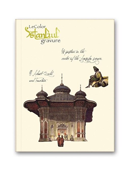 Le Color İstanbul Gravür Mini Journal Çizgili Ayasofya