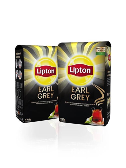 Lipton Earl grey Dökme Çay 1000 gr x 2 Adet