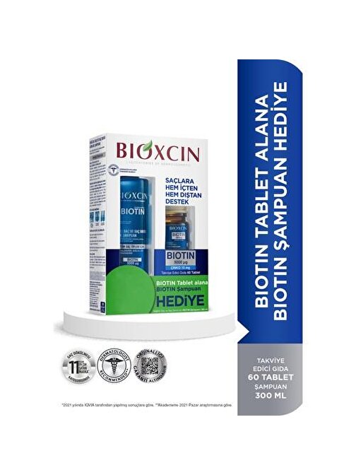 Bioxcin Biotin Tablet 5000 Mg Biotin Şampuan  300 ml